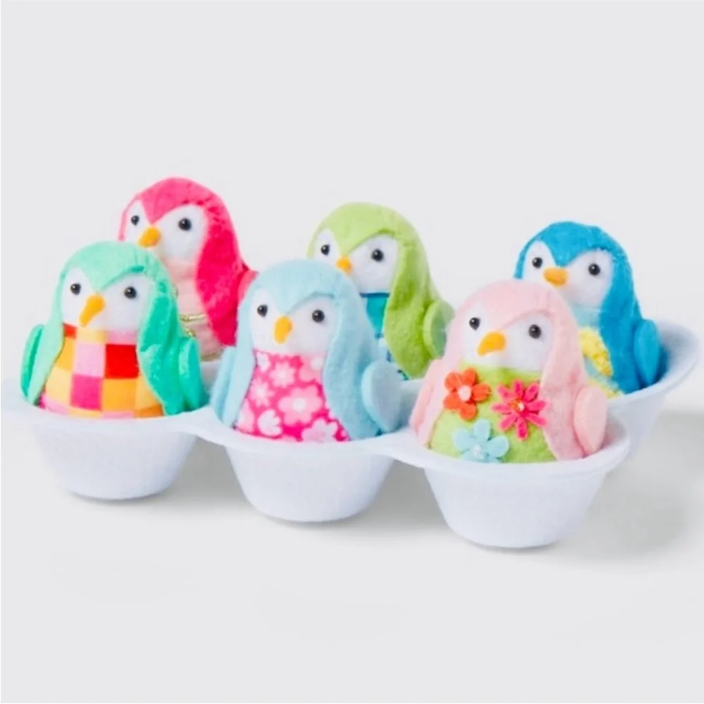 Target Spritz Featherly Friends Easter Spring Set of 6 Easter Egg Carton Birds